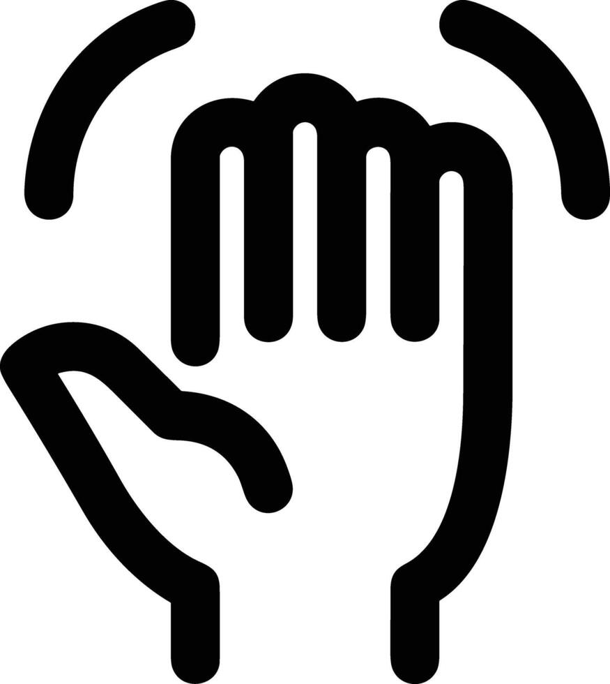 Hand icon symbol image illustration vector