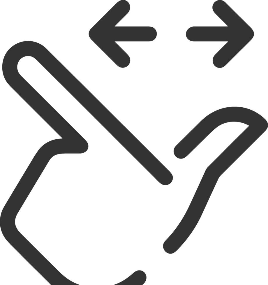 Hand icon symbol image illustration vector