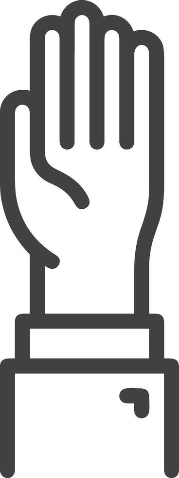 Hand icon symbol image illustration vector