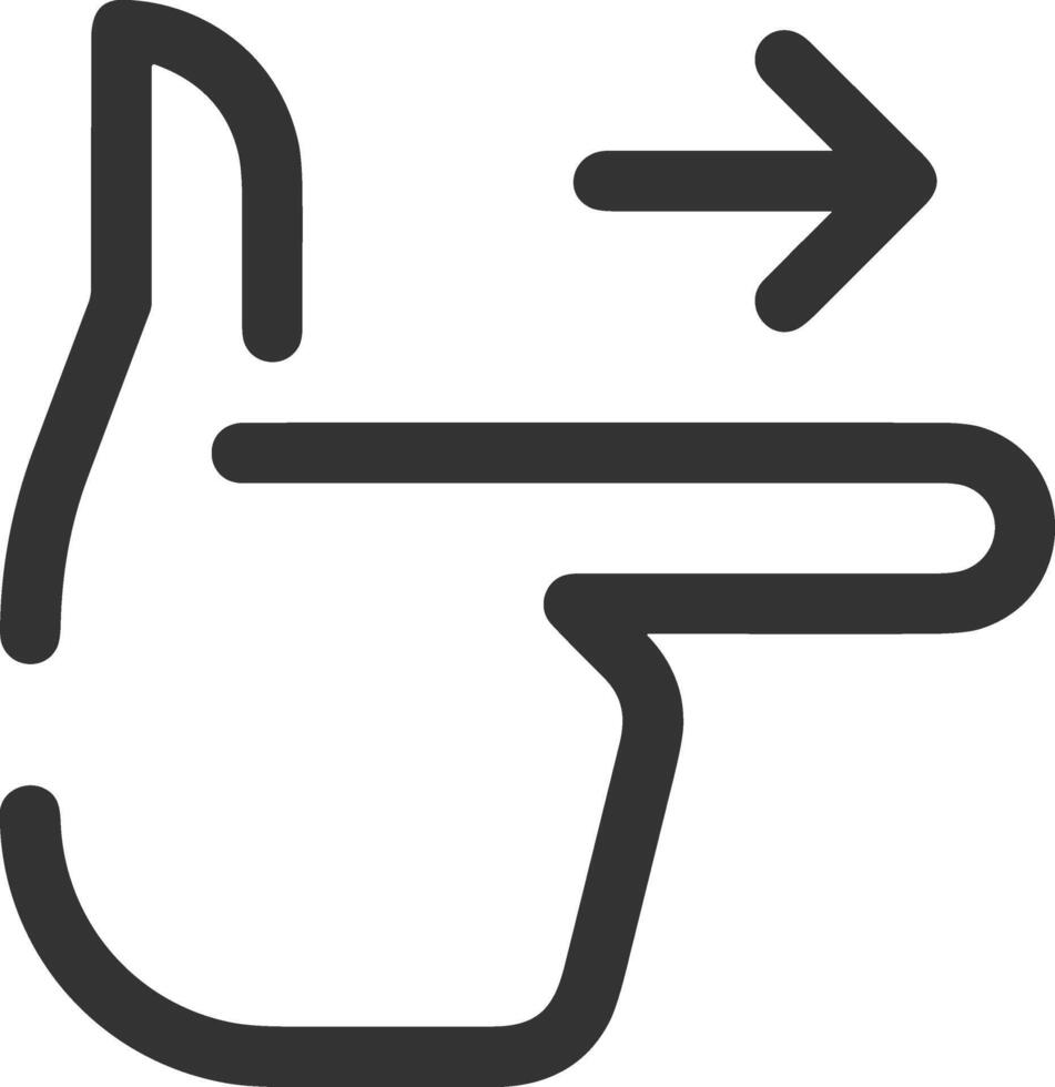 Hand icon symbol image illustration vector
