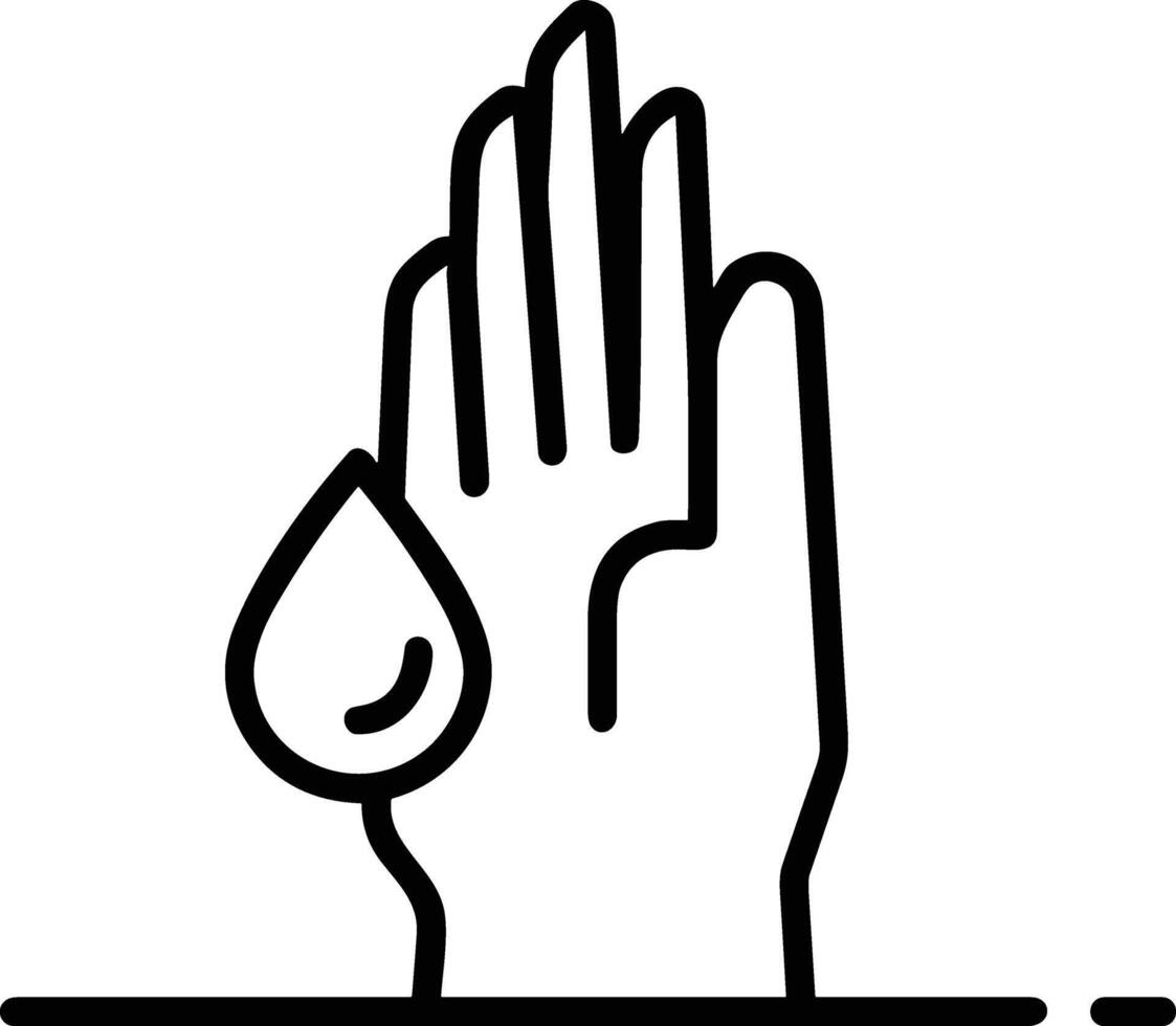 Hand icon symbol image illustration vector
