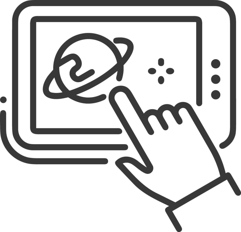 Hand icon symbol image illustration vector