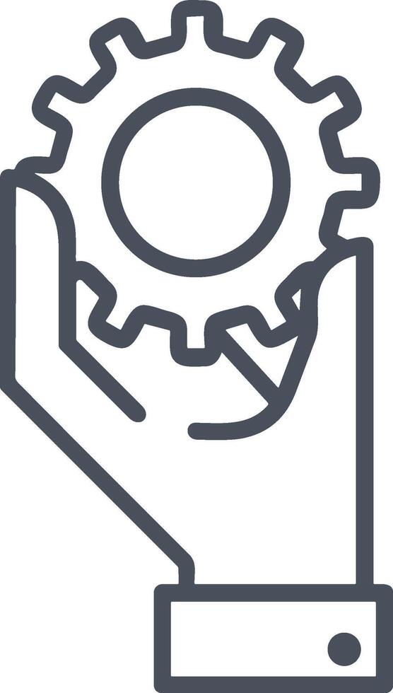 Hand icon symbol image illustration vector
