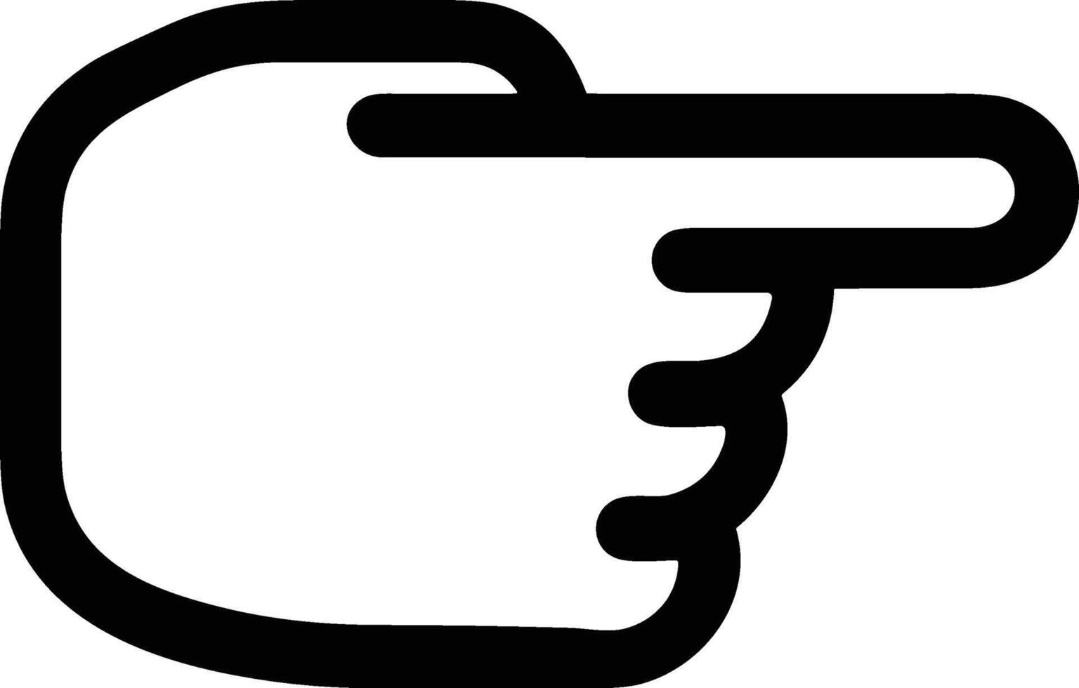 Hand icon symbol image illustration vector