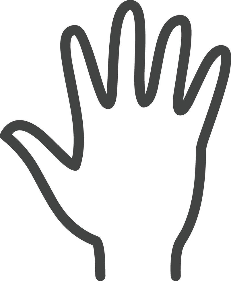Hand icon symbol image illustration vector