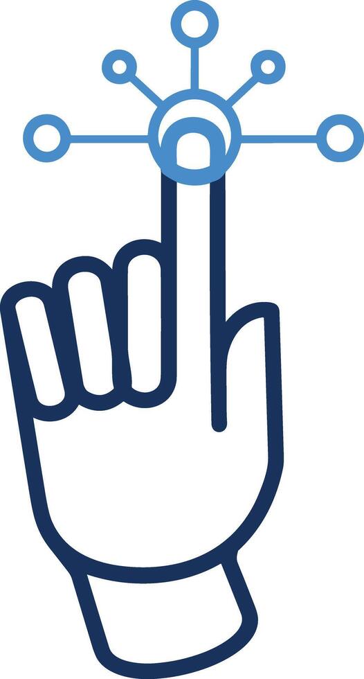 Hand icon symbol image illustration vector
