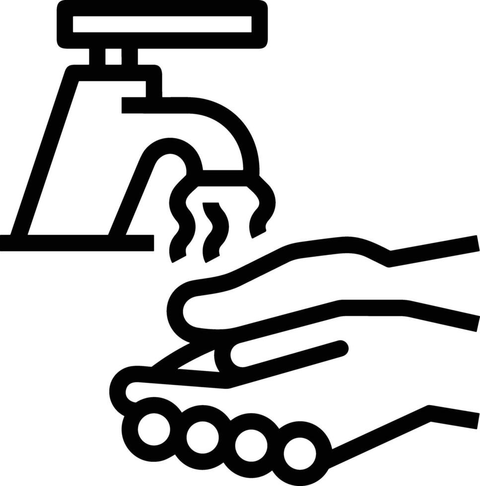 Hand icon symbol image illustration vector