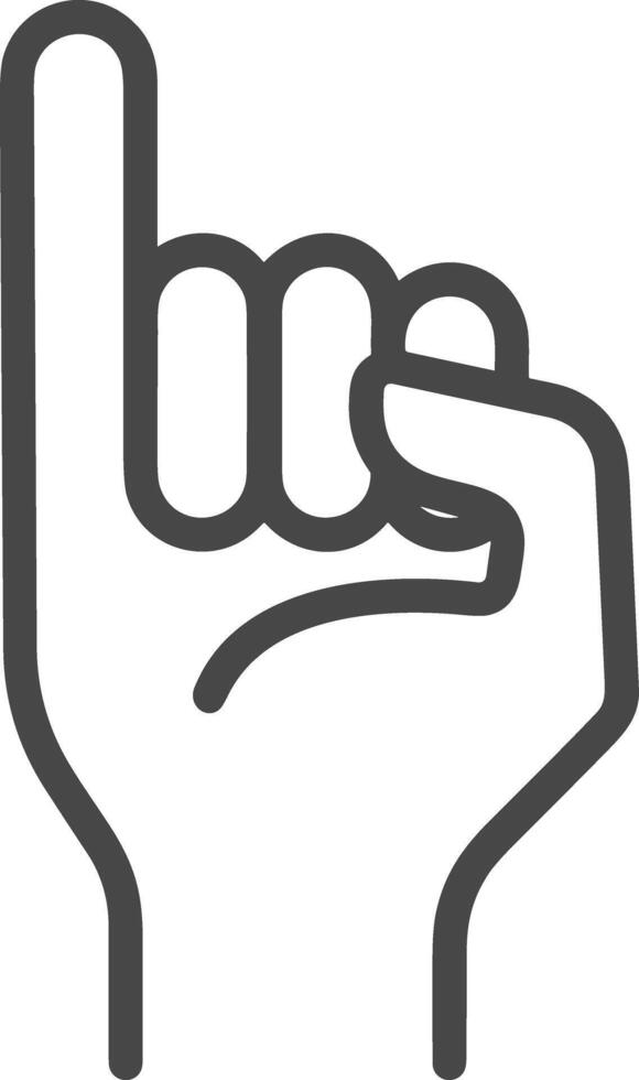 Hand icon symbol image illustration vector