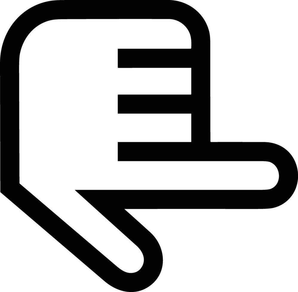Hand icon symbol image illustration vector