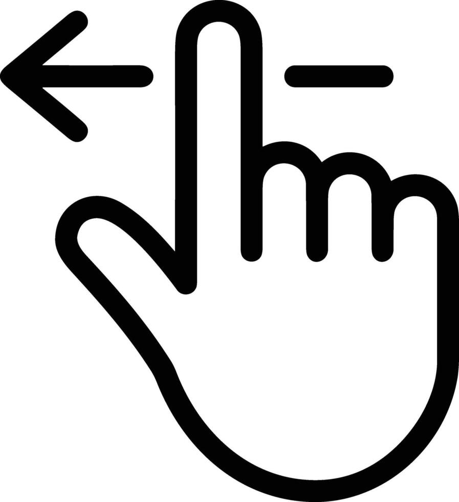 Hand icon symbol image illustration vector