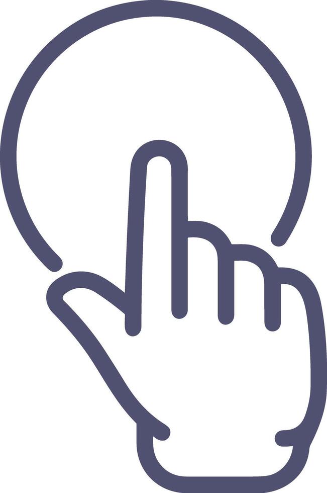 Hand icon symbol image illustration vector