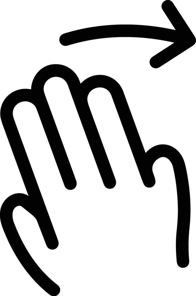 Hand icon symbol image illustration vector