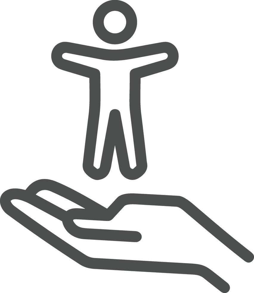 Hand icon symbol image illustration vector