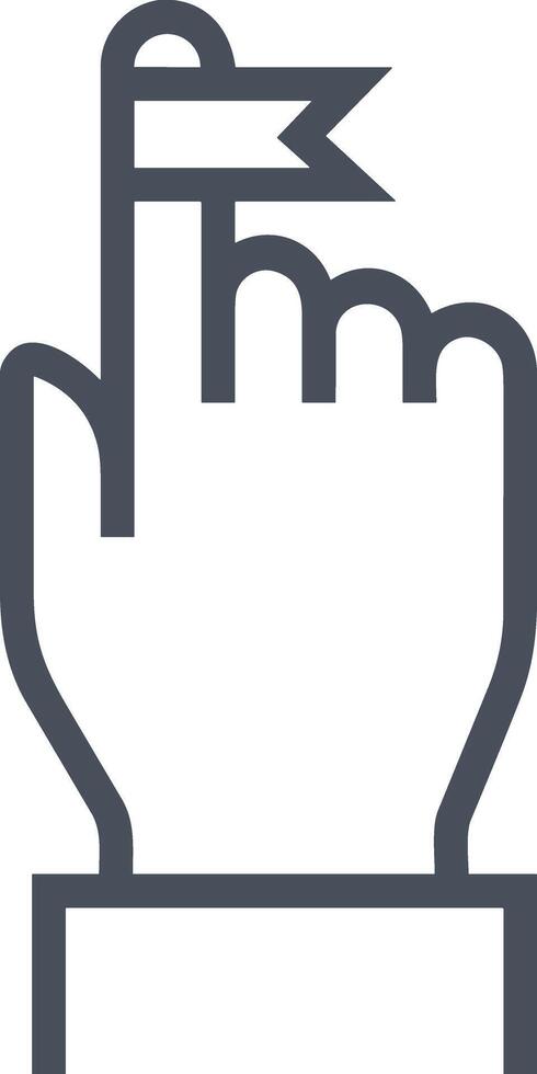 Hand icon symbol image illustration vector