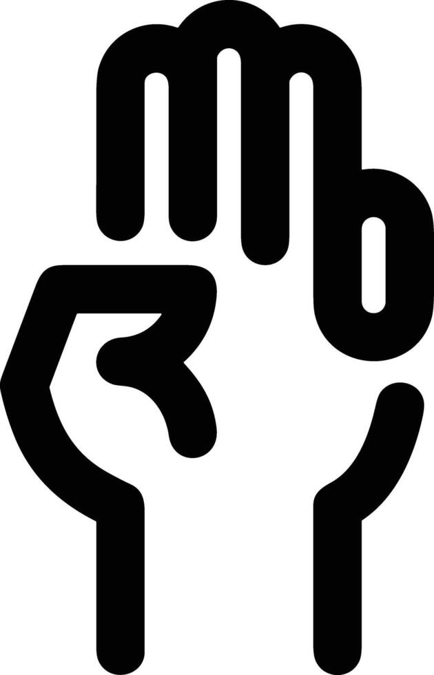 Hand icon symbol image illustration vector