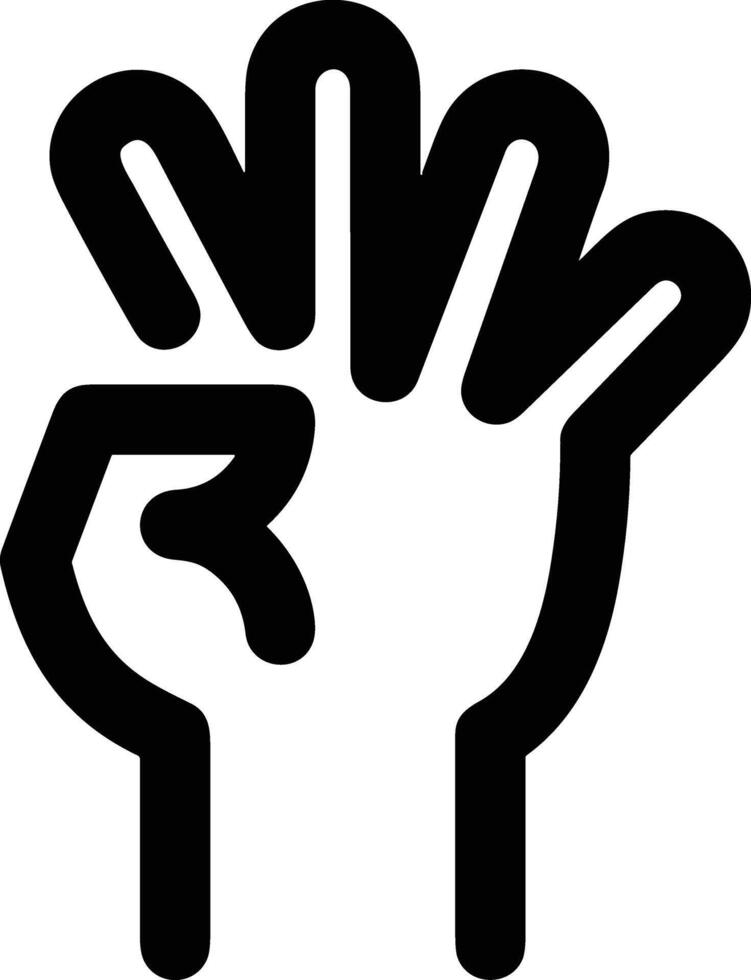 Hand icon symbol image illustration vector