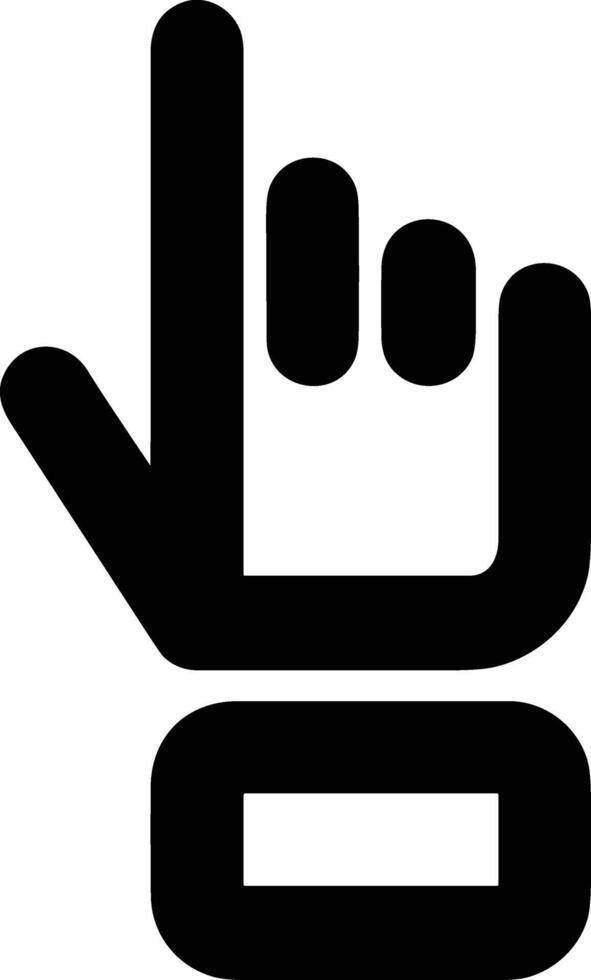 Hand icon symbol image illustration vector