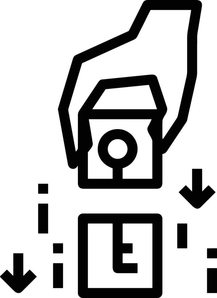 Hand icon symbol image illustration vector