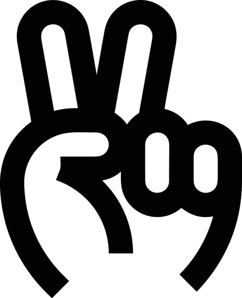 Hand icon symbol image illustration vector