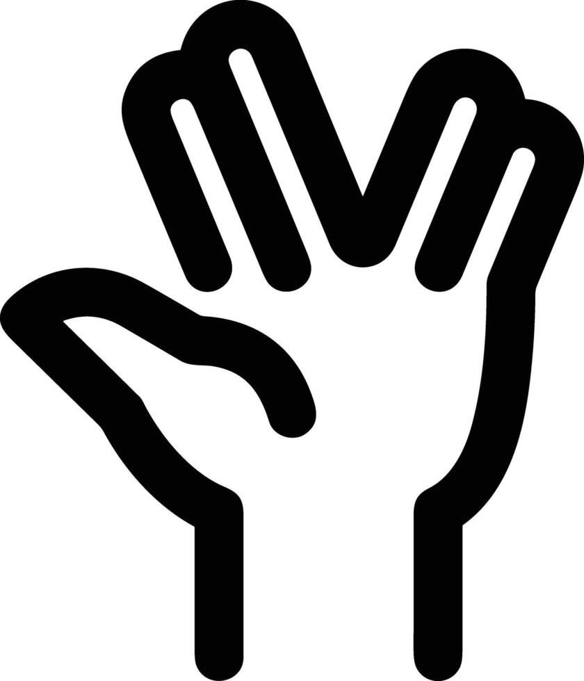 Hand icon symbol image illustration vector