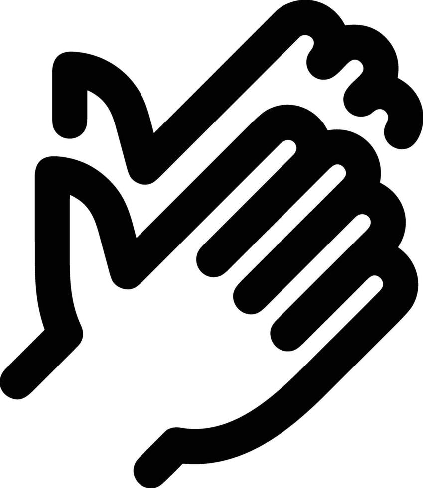 Hand icon symbol image illustration vector