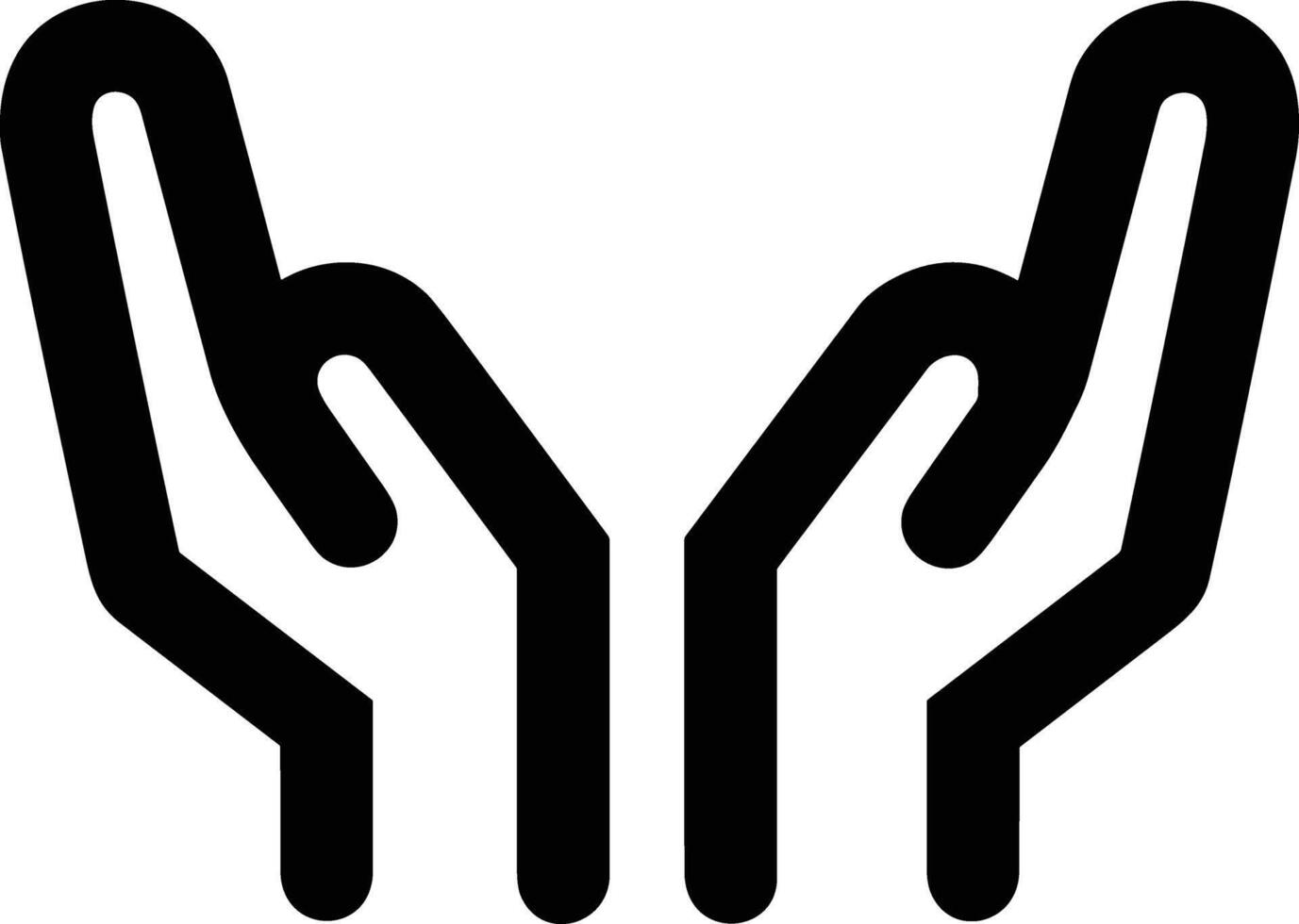 Hand icon symbol image illustration vector