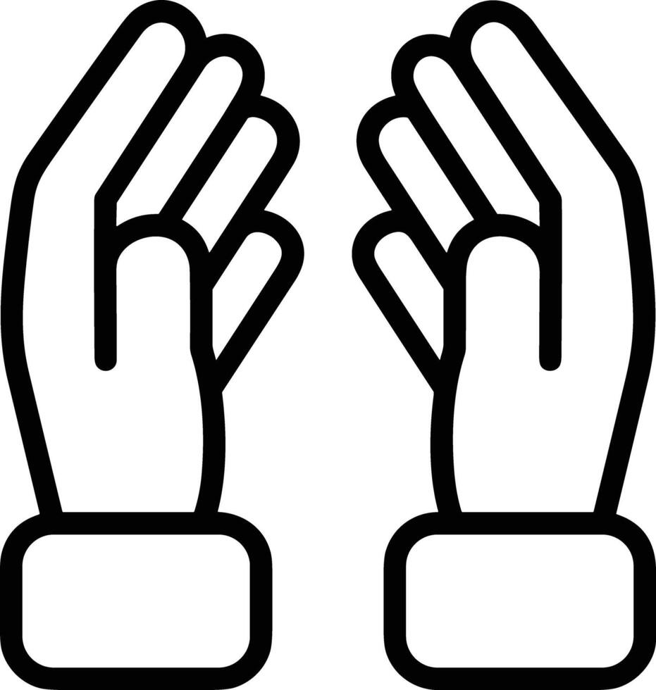 Hand icon symbol image illustration vector