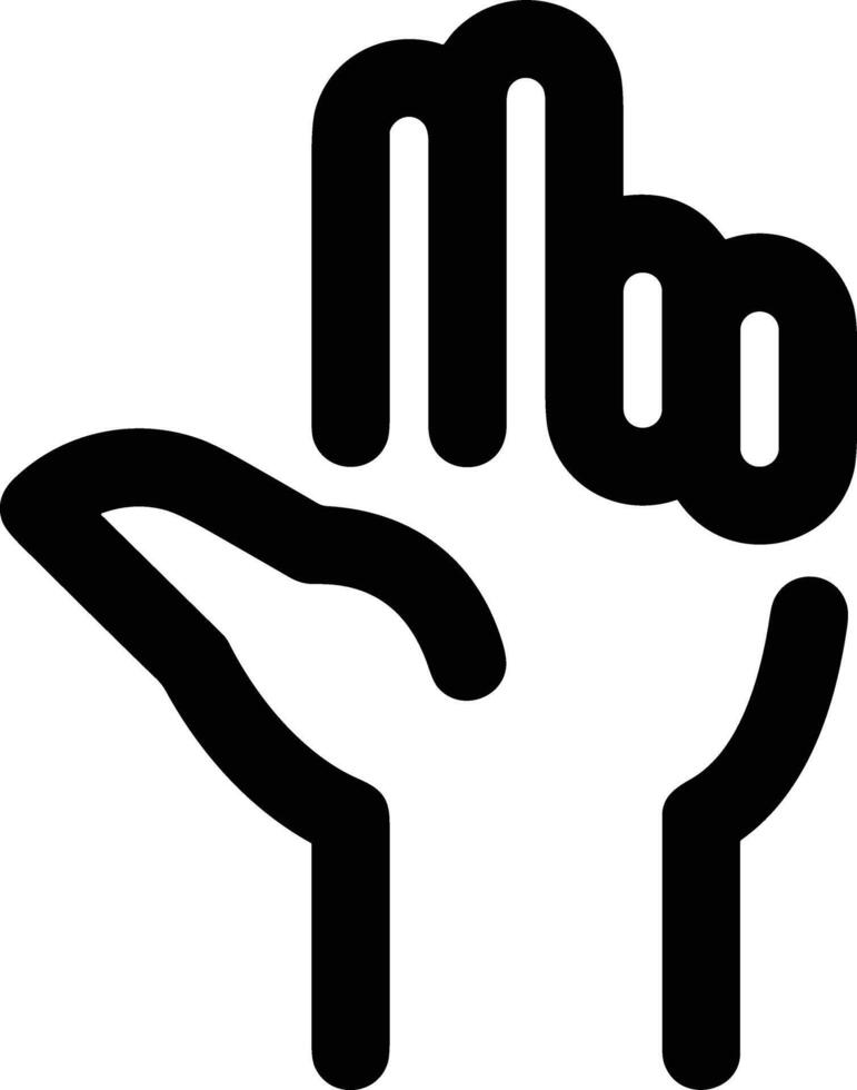 Hand icon symbol image illustration vector