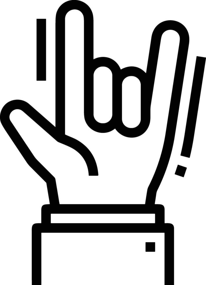 Hand icon symbol image illustration vector