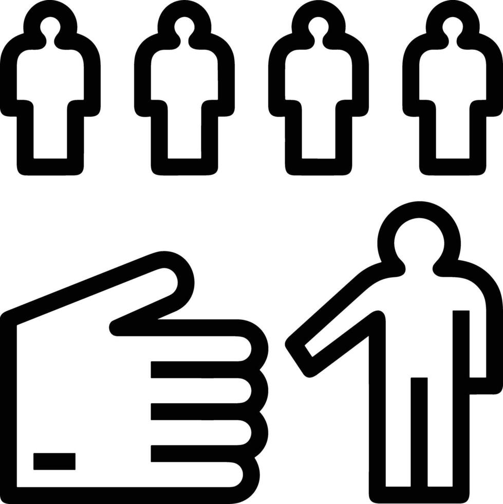 Hand icon symbol image illustration vector