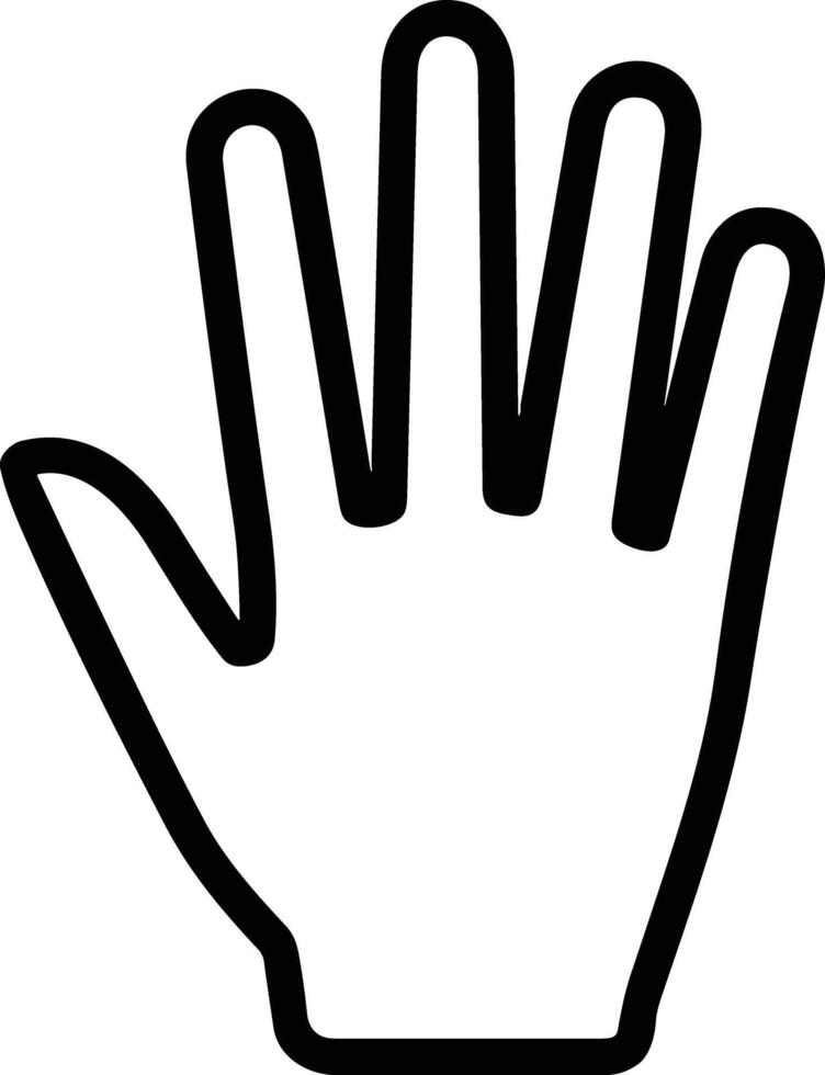 Hand icon symbol image illustration vector