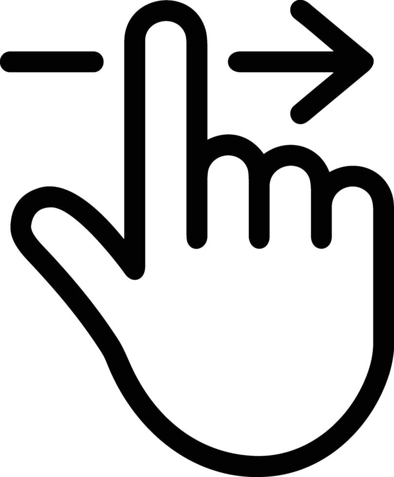 Hand icon symbol image illustration vector
