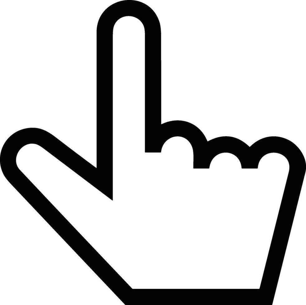 Hand icon symbol image illustration vector