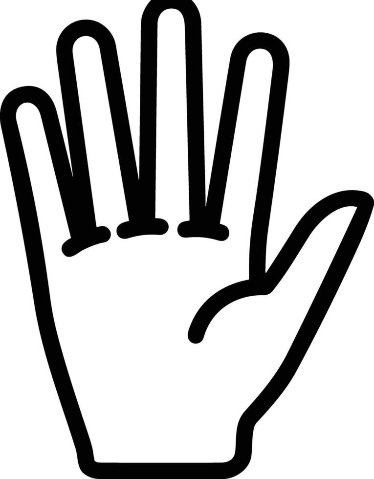 Hand icon symbol image illustration vector