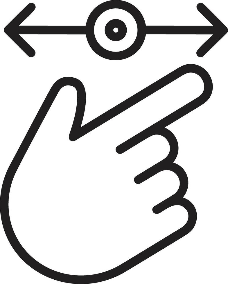 Hand icon symbol image illustration vector