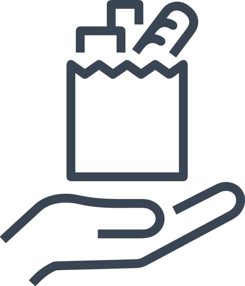 Hand icon symbol image illustration vector