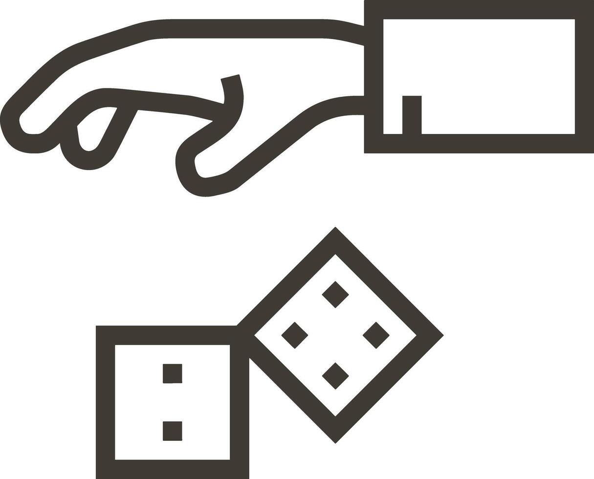 Hand icon symbol image illustration vector