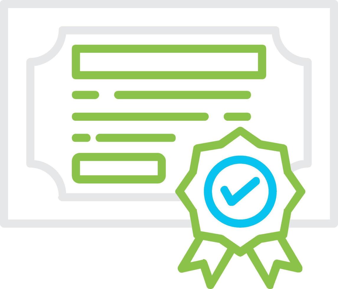 Certification Creative Icon Design vector