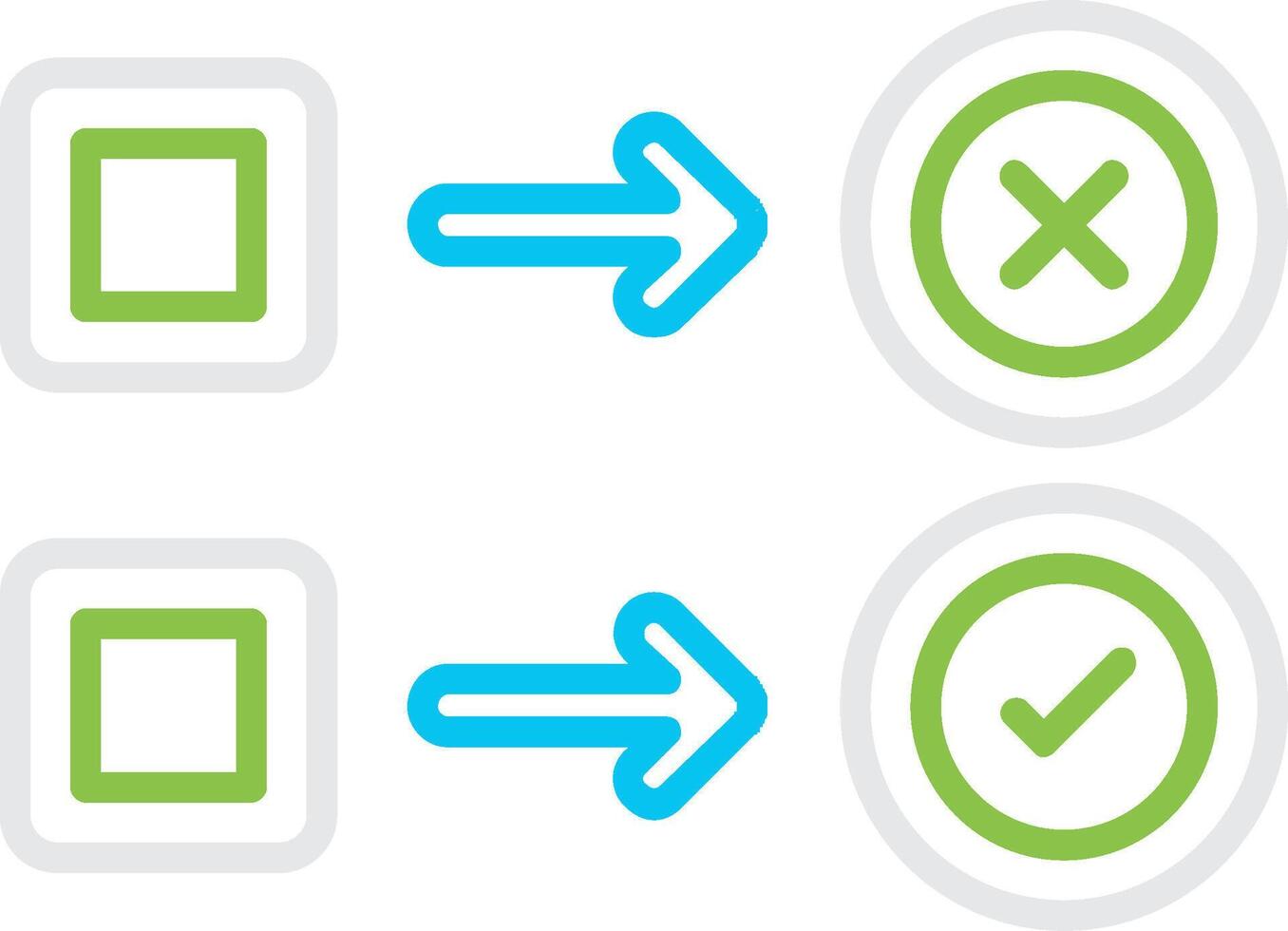 Status Creative Icon Design vector