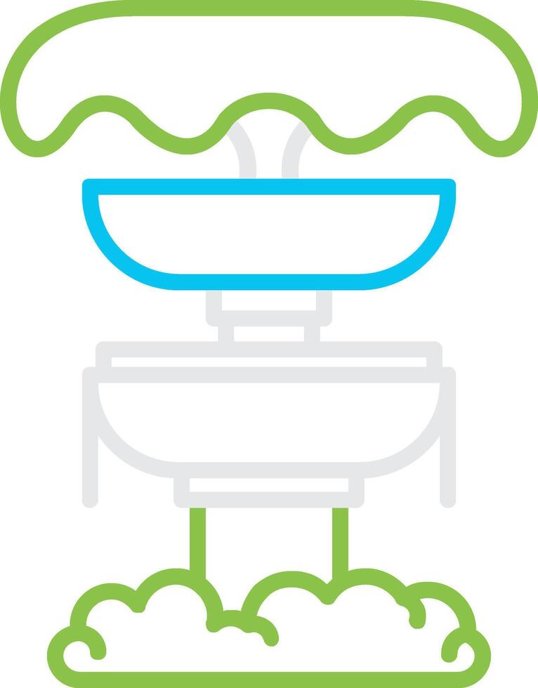 Fountain Creative Icon Design vector