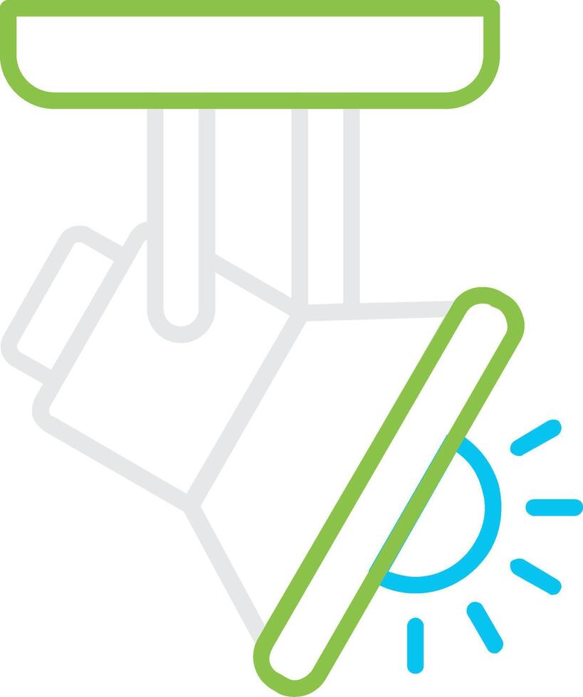 Spotlight Creative Icon Design vector