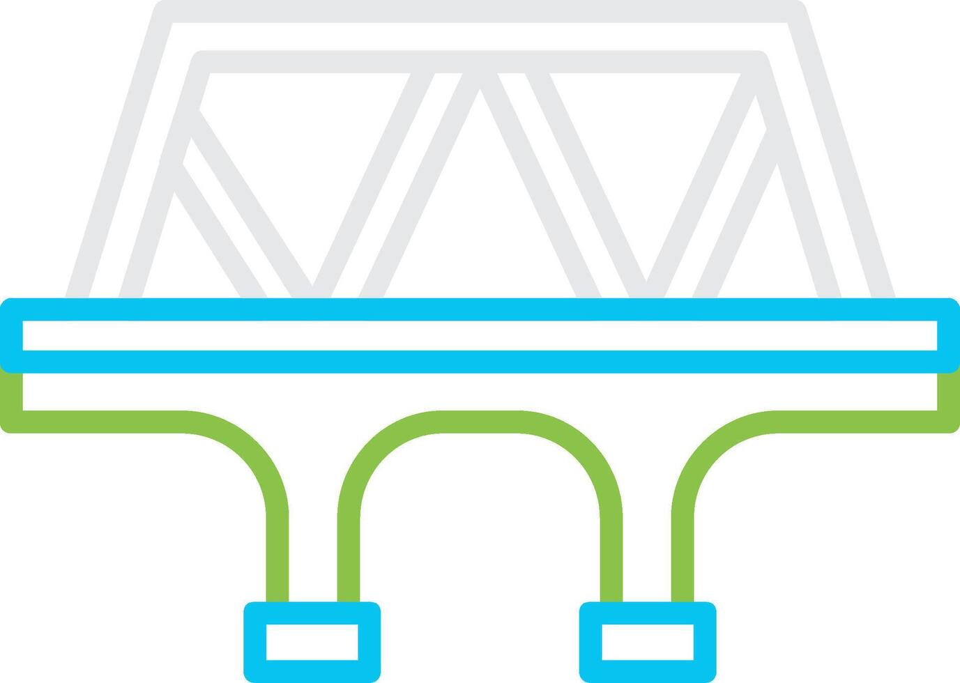Bridge Creative Icon Design vector