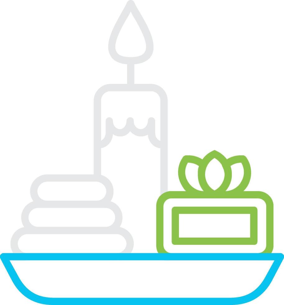 Spa Bin Creative Icon Design vector