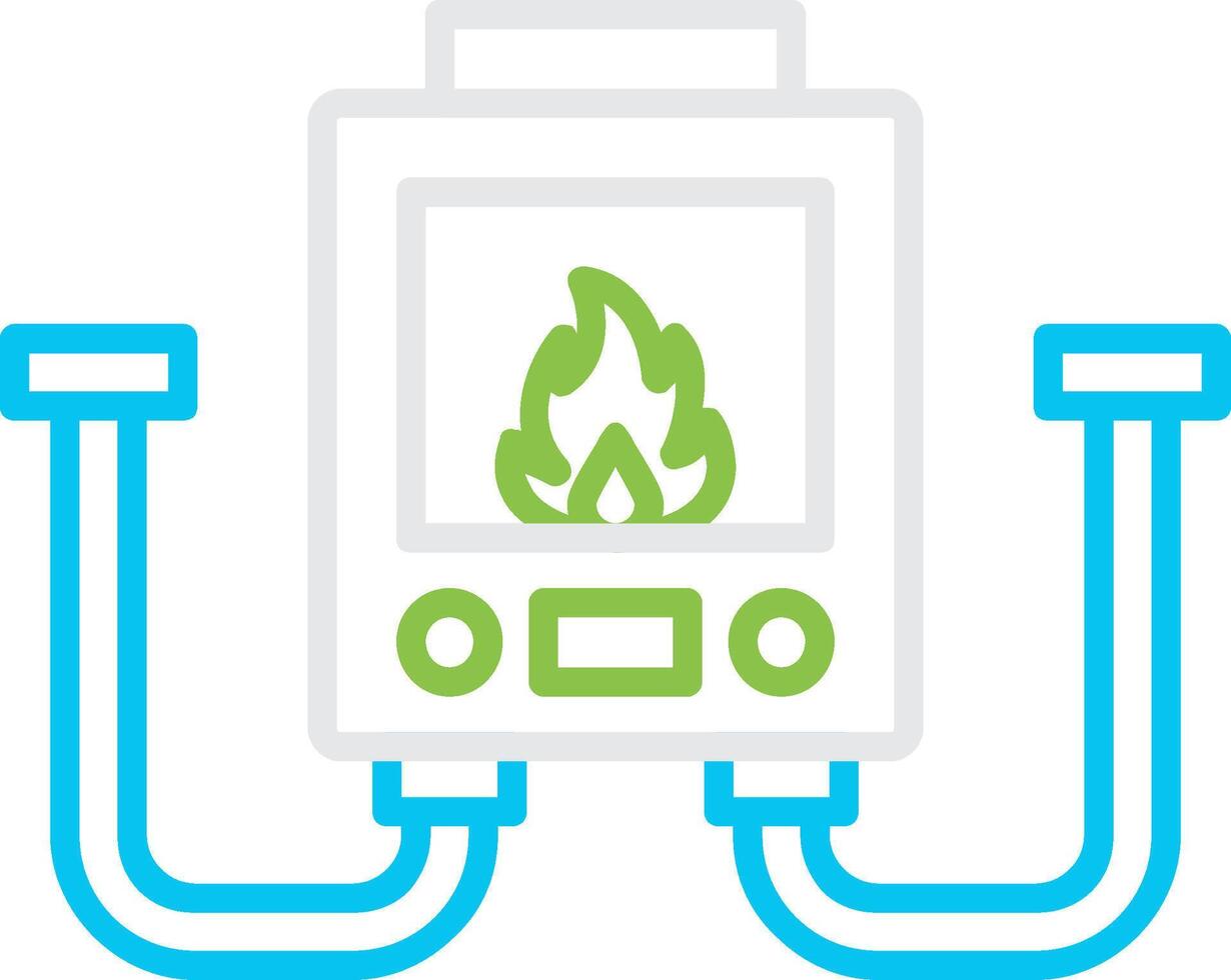 Water Boiler Creative Icon Design vector