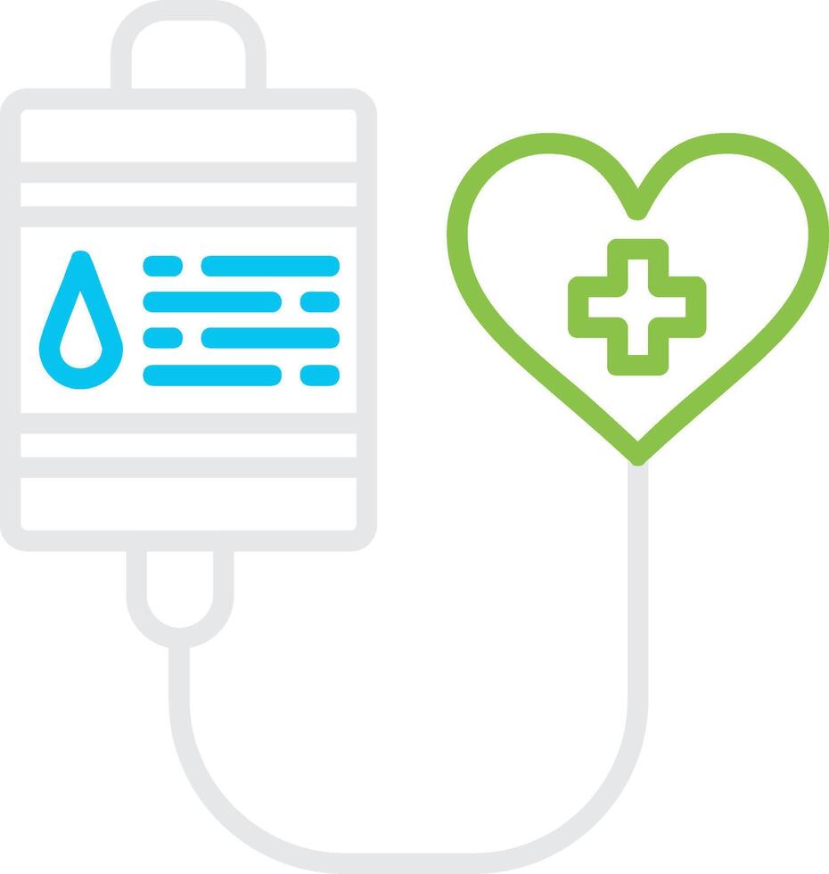 Blood Donation Creative Icon Design vector