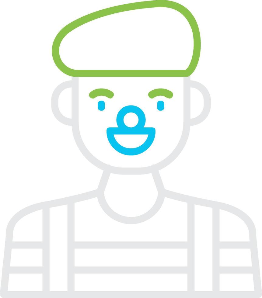 Mime Creative Icon Design vector