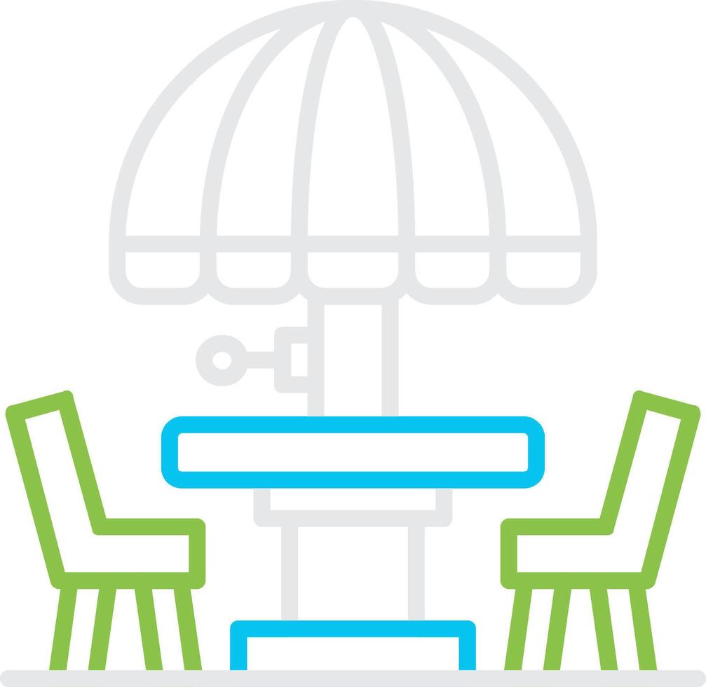 Patio Bin Creative Icon Design vector