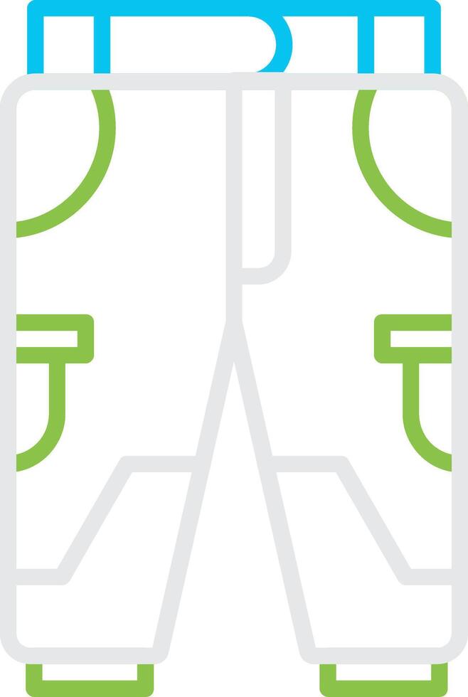 Ski Pant Bin Creative Icon Design vector