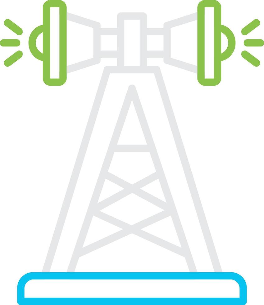 Antenna Creative Icon Design vector