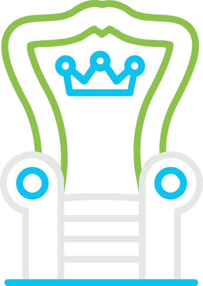Throne Creative Icon Design vector
